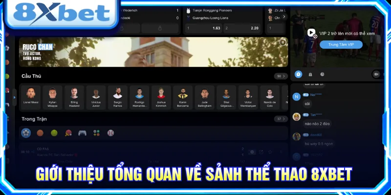 Khám phá giao diện, tính năng và danh mục giải đấu thể thao được cập nhật đa dạng